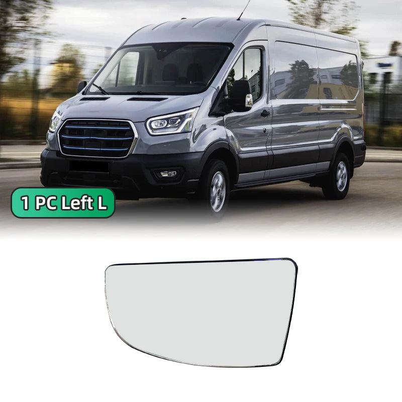 Verre de Rétroviseur Chauffant Ford Transit MK8 2014-2021 - détail du montage - Becquet Voiture