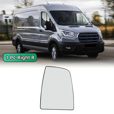 Verre de Rétroviseur Chauffant Ford Transit MK8 2014-2021 - en situation - Becquet Voiture