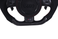 Volant Audi A1 S1 A3 RS3 S3 2013-2017 Carbone Alcantara - installé sur véhicule - Becquet Voiture