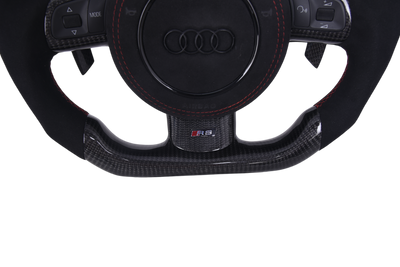 Volant Audi A1 S1 A3 RS3 S3 2013-2017 Carbone Alcantara - installé sur véhicule - Becquet Voiture