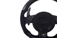 Volant Audi A1 S1 A3 RS3 S3 2013-2017 Carbone Alcantara - packshot studio - Becquet Voiture
