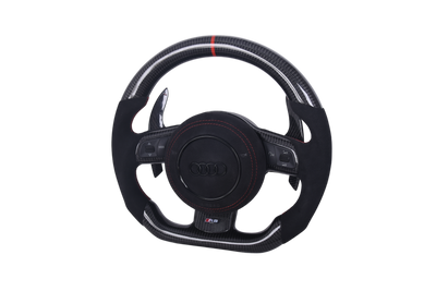Volant Audi A1 S1 A3 RS3 S3 2013-2017 Carbone Alcantara - vue arrière - Becquet Voiture