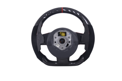 Volant Audi A1 S1 A3 RS3 S3 2013-2017 Carbone Alcantara - vue de dessus - Becquet Voiture