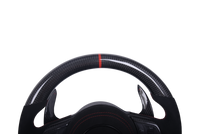 Volant Audi A1 S1 A3 RS3 S3 2013-2017 Carbone Alcantara - vue de trois-quarts - Becquet Voiture