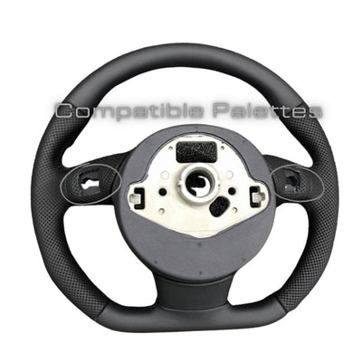 Volant Audi Méplat B8 Cuir Alcantara Avant 2017 - en situation - Becquet Voiture