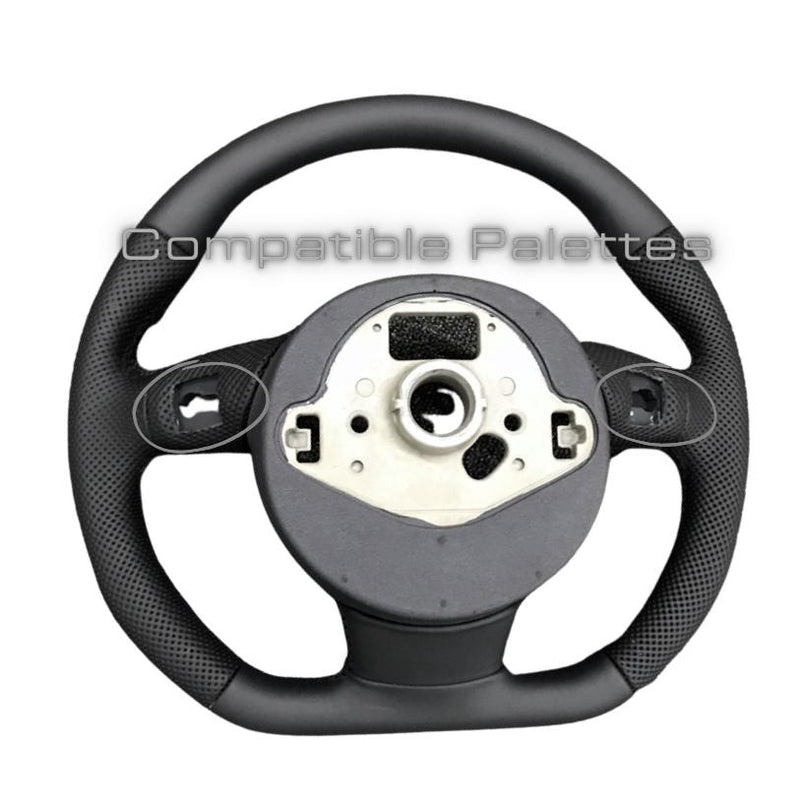 Volant Audi Méplat B8 Cuir Alcantara Avant 2017 - en situation - Becquet Voiture