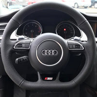 Volant Audi Méplat B8 Cuir Alcantara Avant 2017 - packshot studio - Becquet Voiture