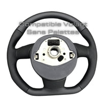 Volant Audi Méplat B8 Cuir Alcantara Avant 2017 - vue de face 2 - Becquet Voiture