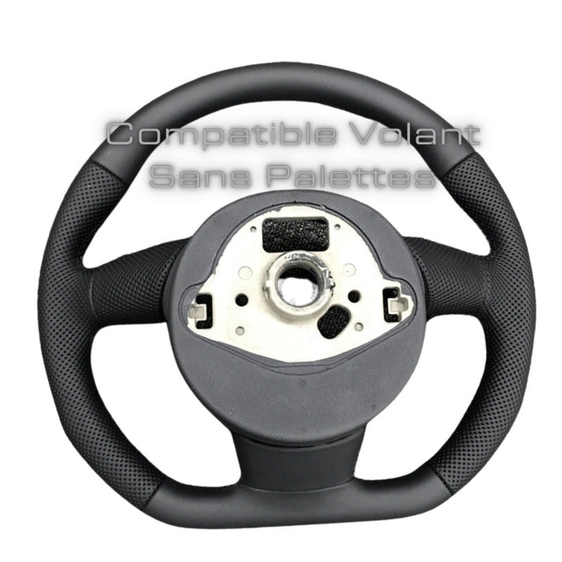 Volant Audi Méplat B8 Cuir Alcantara Avant 2017 - vue de face 2 - Becquet Voiture
