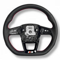 Volant Audi Méplat B9.5 Cuir Alcantara - en situation - Becquet Voiture