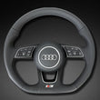 Volant Audi Méplat B9 Cuir Nappa Alcantara
