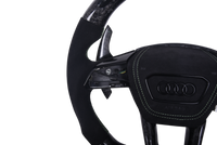 Volant Audi Q3 Q8 RS4 RS5 RS6 2016-2024 Carbone Alcantara - installé sur véhicule - Becquet Voiture