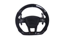 Volant Audi Q3 Q8 RS4 RS5 RS6 2016-2024 Carbone Alcantara - vue de face - Becquet Voiture