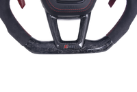 Volant Audi Q3 Q8 RS4 RS5 RS6 2016-2024 Carbone - détail du montage - Becquet Voiture