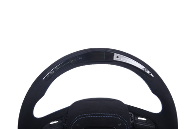 Volant Audi Q3 Q8 RS4 RS5 RS6 Cuir Alcantara LED - vue arrière - Becquet Voiture