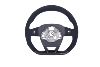 Lenkrad Audi Q3 Q8 RS4 RS5 RS6 Leder Alcantara LED - Draufsicht - Becquet Voiture