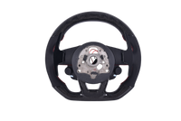 Volant Audi RS3 A3 S3 A4 A5 8Y Carbone Cuir V4 - vue rapprochée - Becquet Voiture