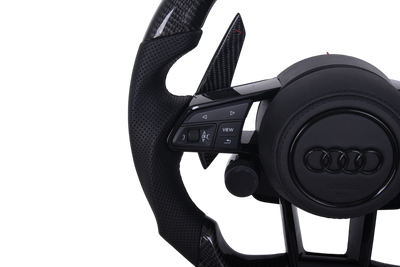 Volant Audi RS3 RSQ3 A3 A1 S3 A4 A5 8Y V2 - installé sur véhicule - Becquet Voiture