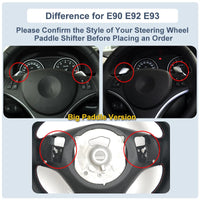 Volant Carbone BMW E90 E92 E93 M3 2005-2012 - installé sur véhicule - Becquet Voiture
