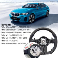 Volant Carbone BMW F30 F10 F20 F32 M Performance - détail du montage - Becquet Voiture