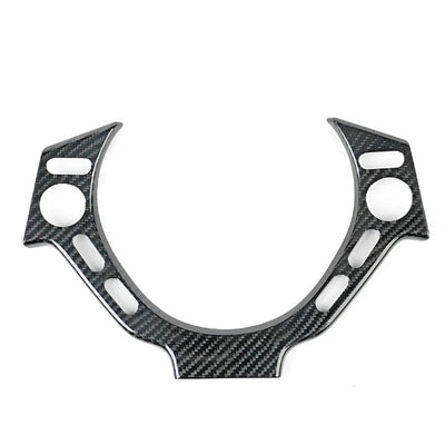 Volant Carbone Cuir Alcantara Nissan GTR R35 - vue de trois-quarts - Becquet Voiture