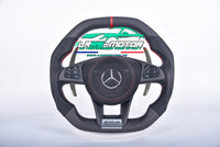 Volant Carbone Mercedes AMG W205 C63 E63 GT63 - en situation - Becquet Voiture
