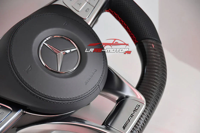 Volant Carbone Mercedes AMG W205 C63 E63 GT63 - packshot studio 2 - Becquet Voiture