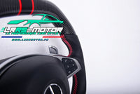 Volant Carbone Mercedes AMG W205 C63 E63 GT63 - packshot studio - Becquet Voiture
