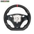 Volant Cuir BMW E90 E92 E93 M3 Fond Plat 2005-2012
