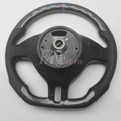 Volant Fibre de Carbone Cuir BMW E46 Série 3 1997-2006 - packshot studio - Becquet Voiture