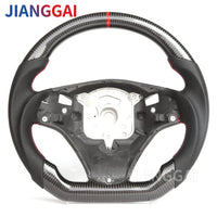 Volant Fibre de Carbone Cuir BMW E90 E92 E93 2005-2012 - vue arrière - Becquet Voiture