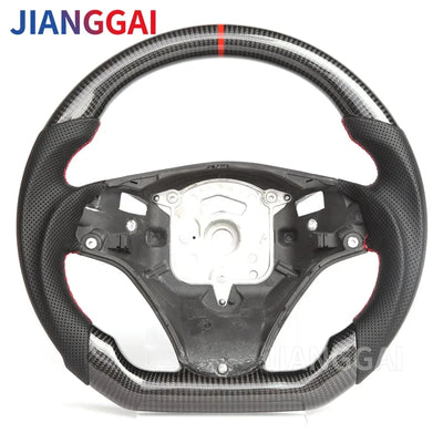 Volant Fibre de Carbone Cuir BMW E90 E92 E93 2005-2012 - vue arrière - Becquet Voiture
