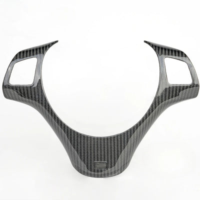 Volant Fibre de Carbone Cuir BMW E90 E92 E93 2005-2012 - vue de face 2 - Becquet Voiture