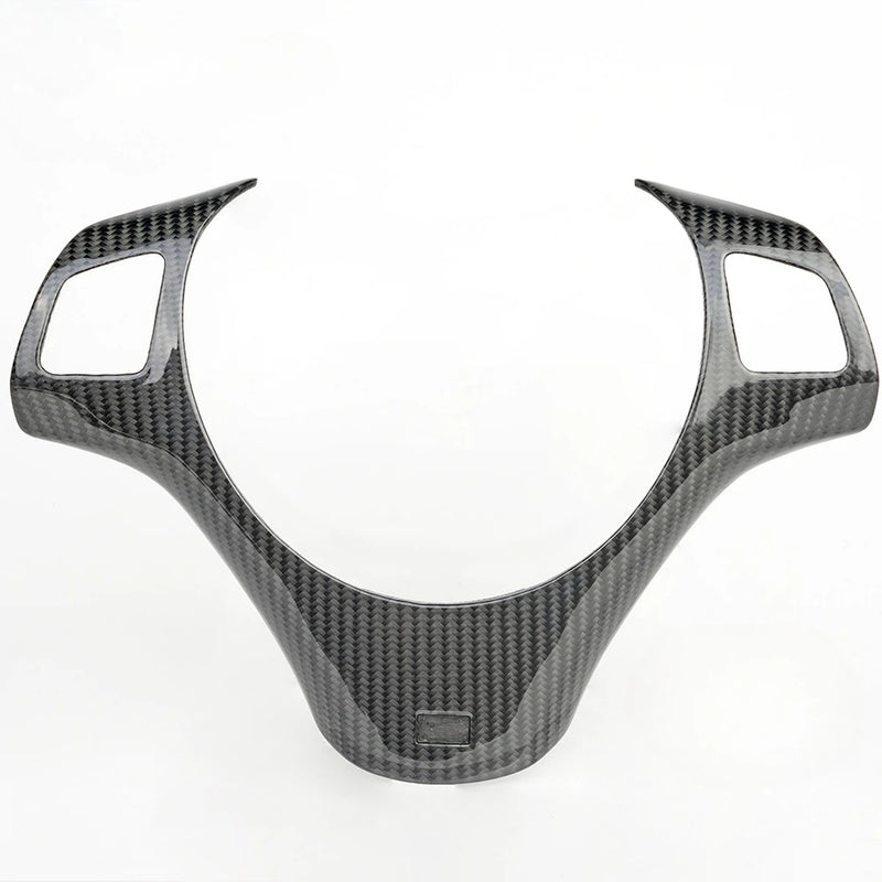 Volant Fibre de Carbone Cuir BMW E90 E92 E93 2005-2012 - vue de face 2 - Becquet Voiture