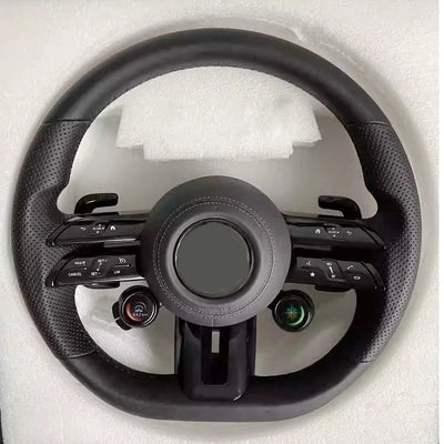 Volant Fibre de Carbone Mercedes Classe G W464 W465 - installé sur véhicule - Becquet Voiture