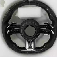 Volant Fibre de Carbone Mercedes Classe G W464 W465 - vue de trois-quarts - Becquet Voiture