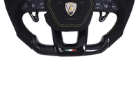 Lamborghini Urus Lenkrad Carbon Alcantara LED Personalisiert - Dreiviertelansicht - Becquet Voiture