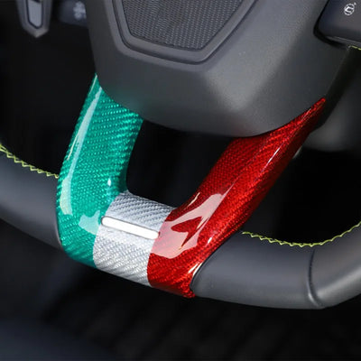 Volant Lamborghini URUS Garniture Carbone - installé sur véhicule - Becquet Voiture