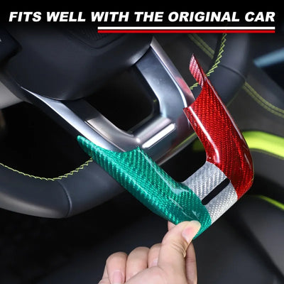 Volant Lamborghini URUS Garniture Carbone - vue de trois-quarts - Becquet Voiture