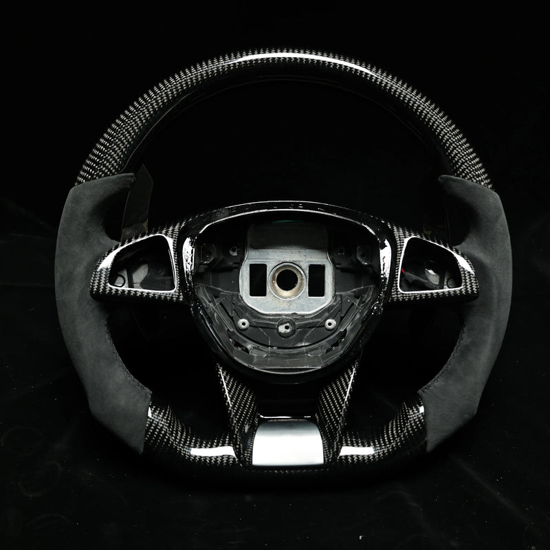 Volant LED Carbone Mercedes AMG 2015-2018 - packshot studio 2 - Becquet Voiture