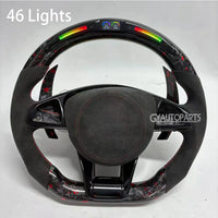 Volant LED Carbone Mercedes AMG 2015-2018 - vue de dessus 2 - Becquet Voiture