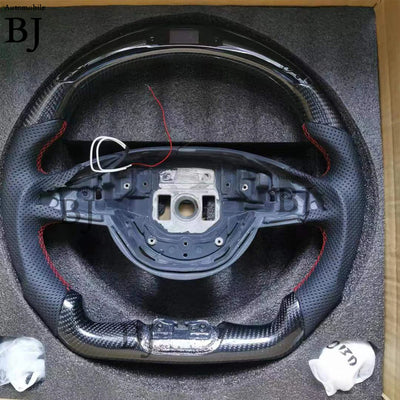 Volant LED Carbone Mercedes AMG 2015-2018 - vue rapprochée 2 - Becquet Voiture