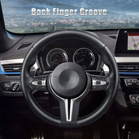 Volant M Sport Cuir BMW M3 M5 Séries F E90 avec Palettes - vue de trois-quarts - Becquet Voiture