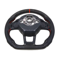 Volant Méplat Performance VW Polo 6 Phase 1 2017 2021 - vue rapprochée - Becquet Voiture