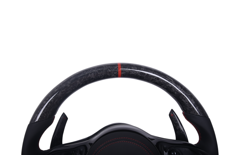 Volant Mercedes AMG 2014-2022 Cuir Alcantara Carbone Forgé - vue arrière - Becquet Voiture