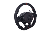Volant Mercedes AMG 2014-2022 Cuir Alcantara Carbone Forgé - vue de profil - Becquet Voiture