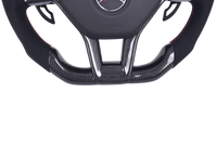 Volant Mercedes AMG Cuir Alcantara Carbone 2009-2015 - vue de trois-quarts - Becquet Voiture