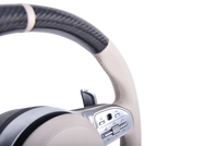 Mercedes AMG Leather Alcantara Carbon Steering Wheel 2014-2022 - fitting detail - Becquet Voiture