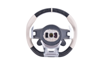 Mercedes AMG Leather Alcantara Carbon Steering Wheel 2014-2022 - close-up view - Becquet Voiture