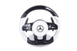 Volant Mercedes AMG Cuir Blanc Carbone 2014-2022